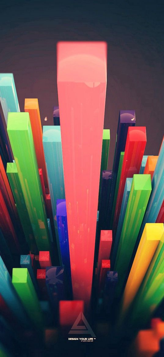 shapes, colorful, diving, shape
