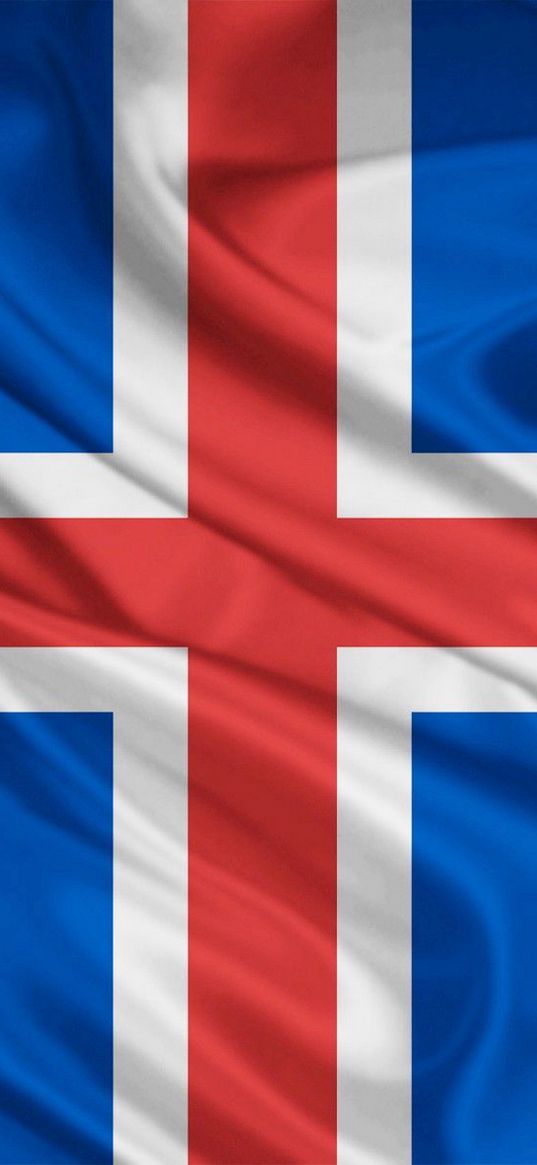 flag, symbols, colors, materials, silk, stripes, iceland