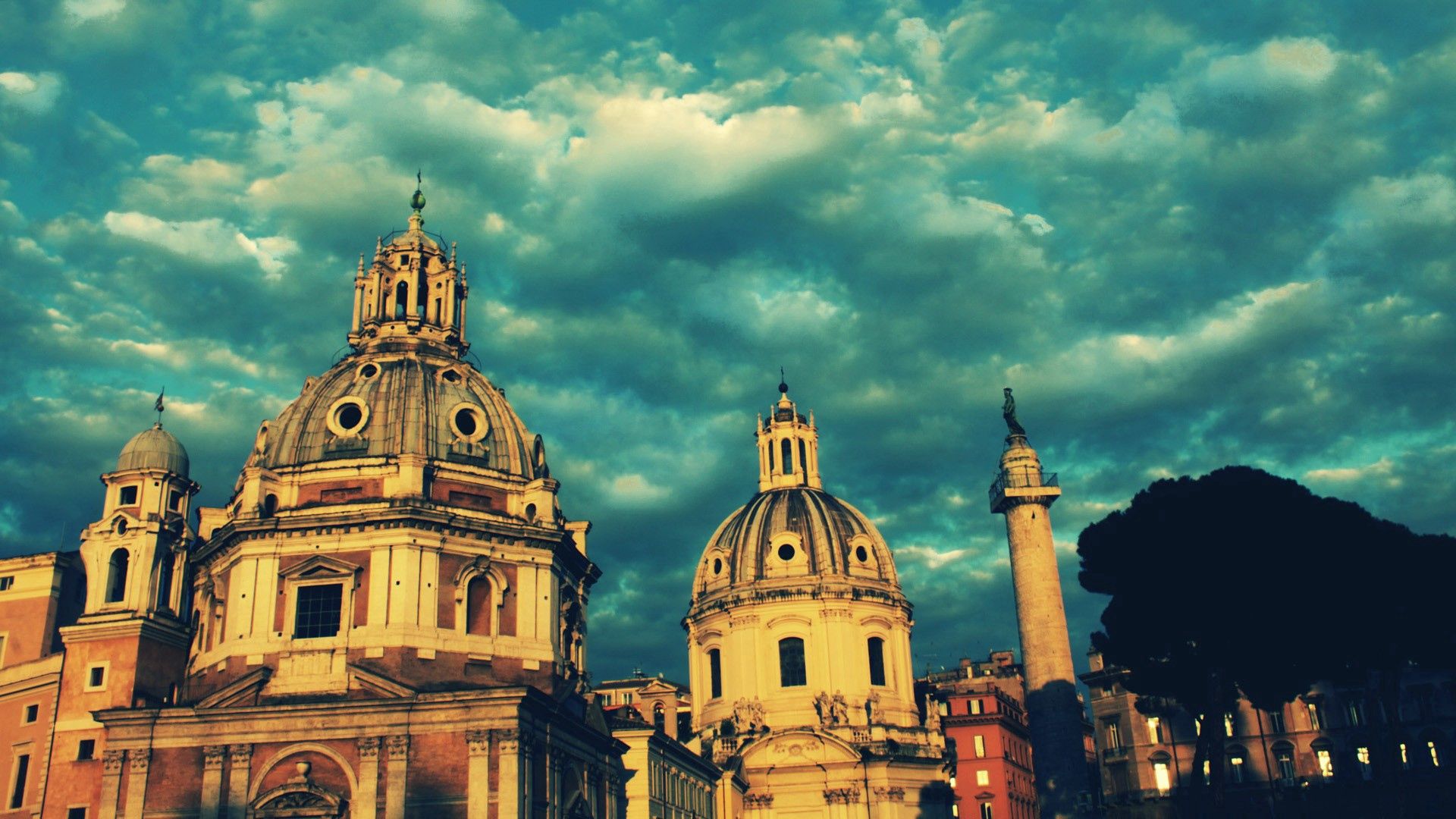 italy, building, roof, sky, architecture