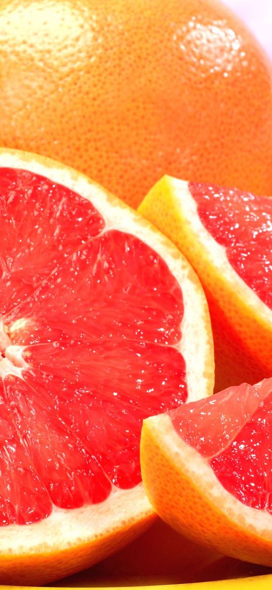 grapefruit, segments, orange, citrus