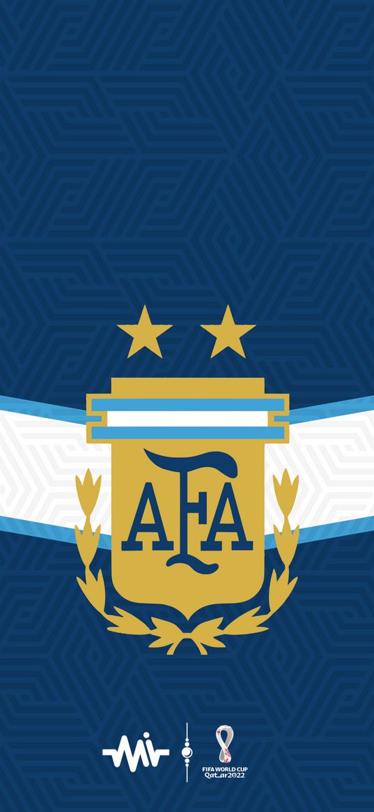 argentina football association, logo, world cup 2022