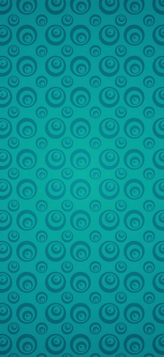 circles, turquoise, texture, pattern, surface