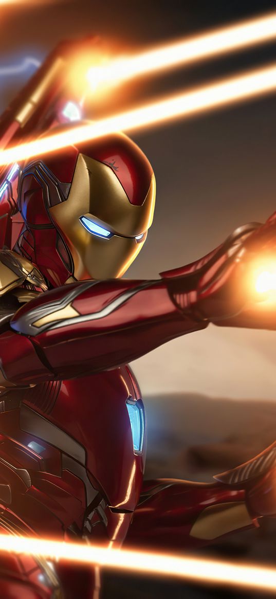 iron man, superhero, marvel, rays, art