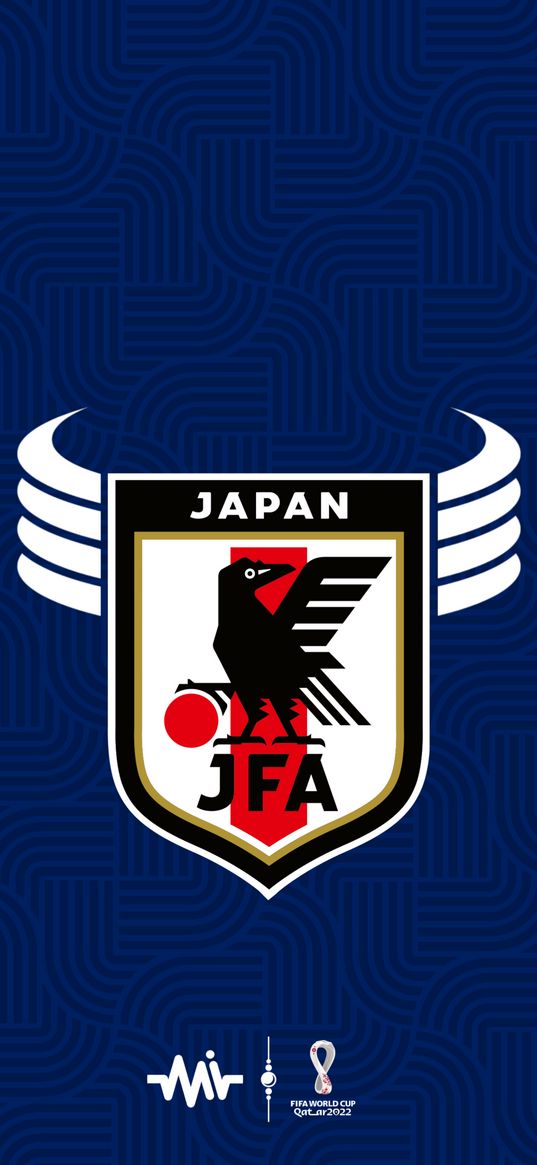 japan football association, logo, world cup 2022