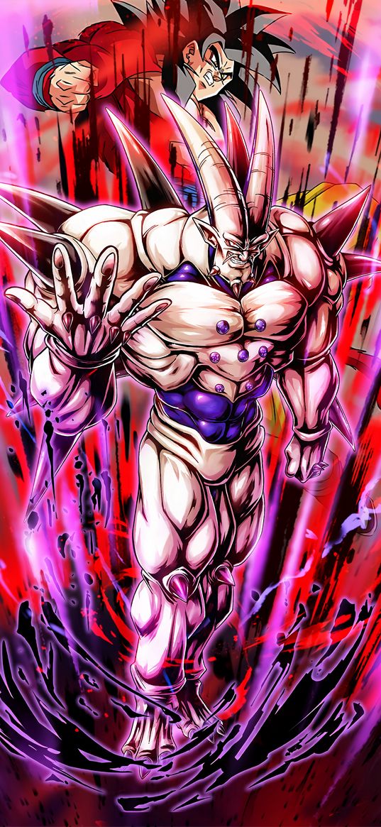 omega shenron, dragon ball, anime, monster, muscular, superpower, art