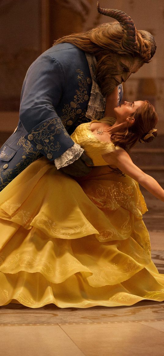 beauty and the beast, movie, belle, the beast, dance