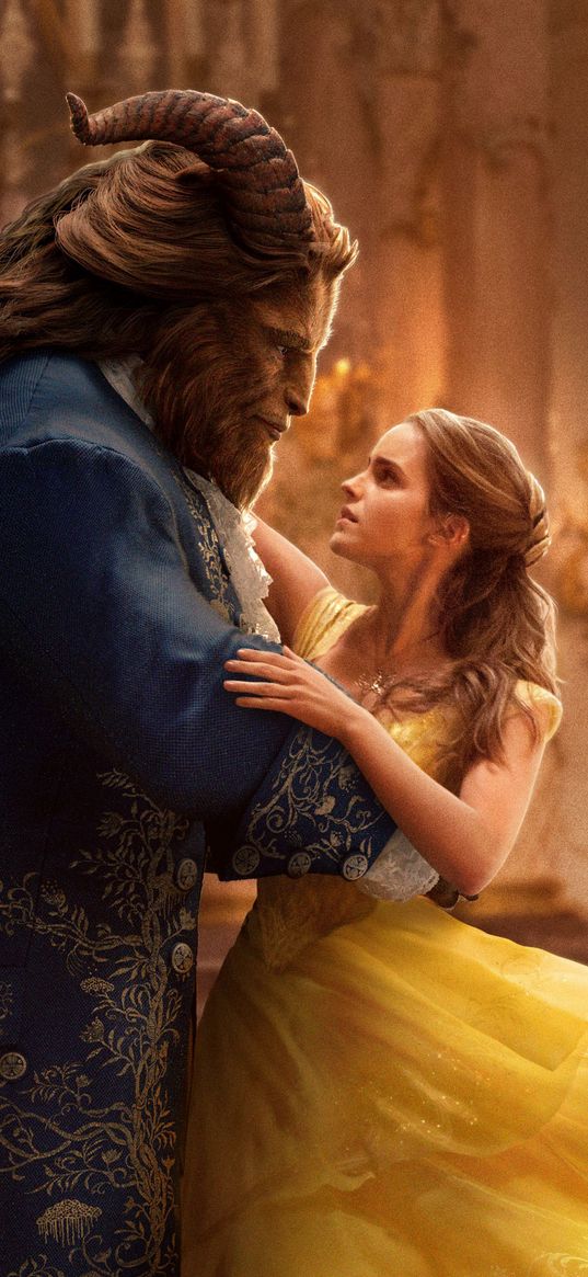 beauty and the beast, movie, belle, the beast, dance, love