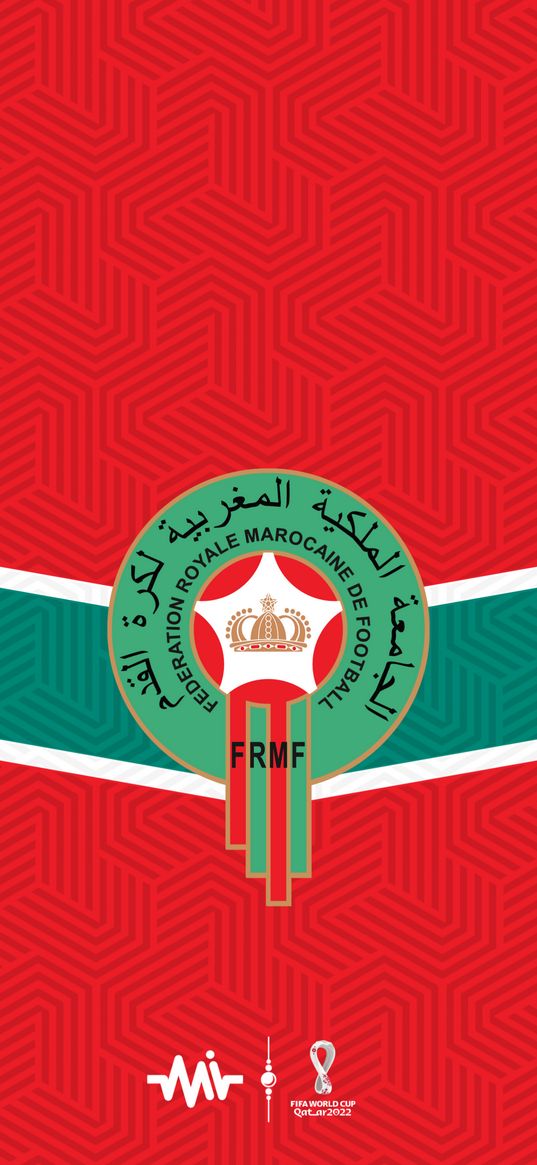 royal moroccan football federation, logo, world cup 2022