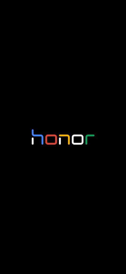 honor, logo, multicolored, black background