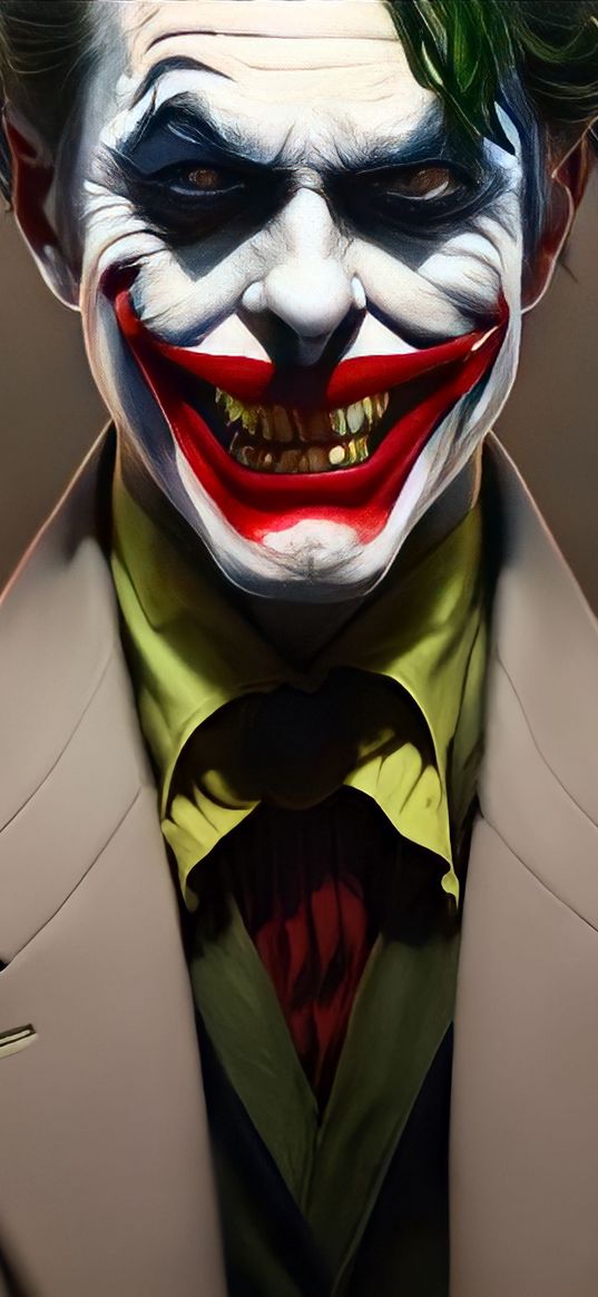 joker, scary, smile, villain, art