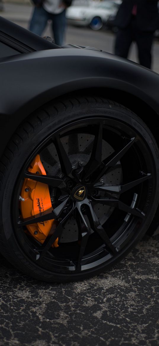 lamborghini, wheel, car, sport, black, style