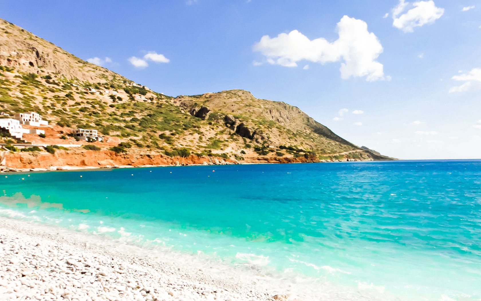 coast, mountains, blue water