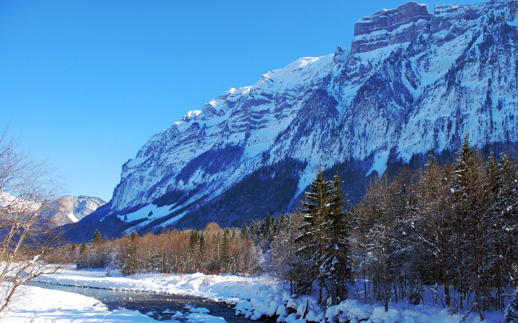 winter, mountains, freshness, landscape, greatness