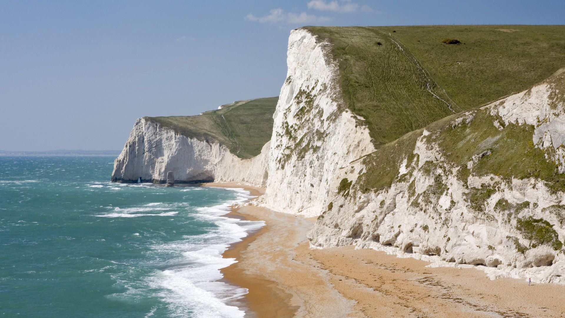 mountains, coast, ocean