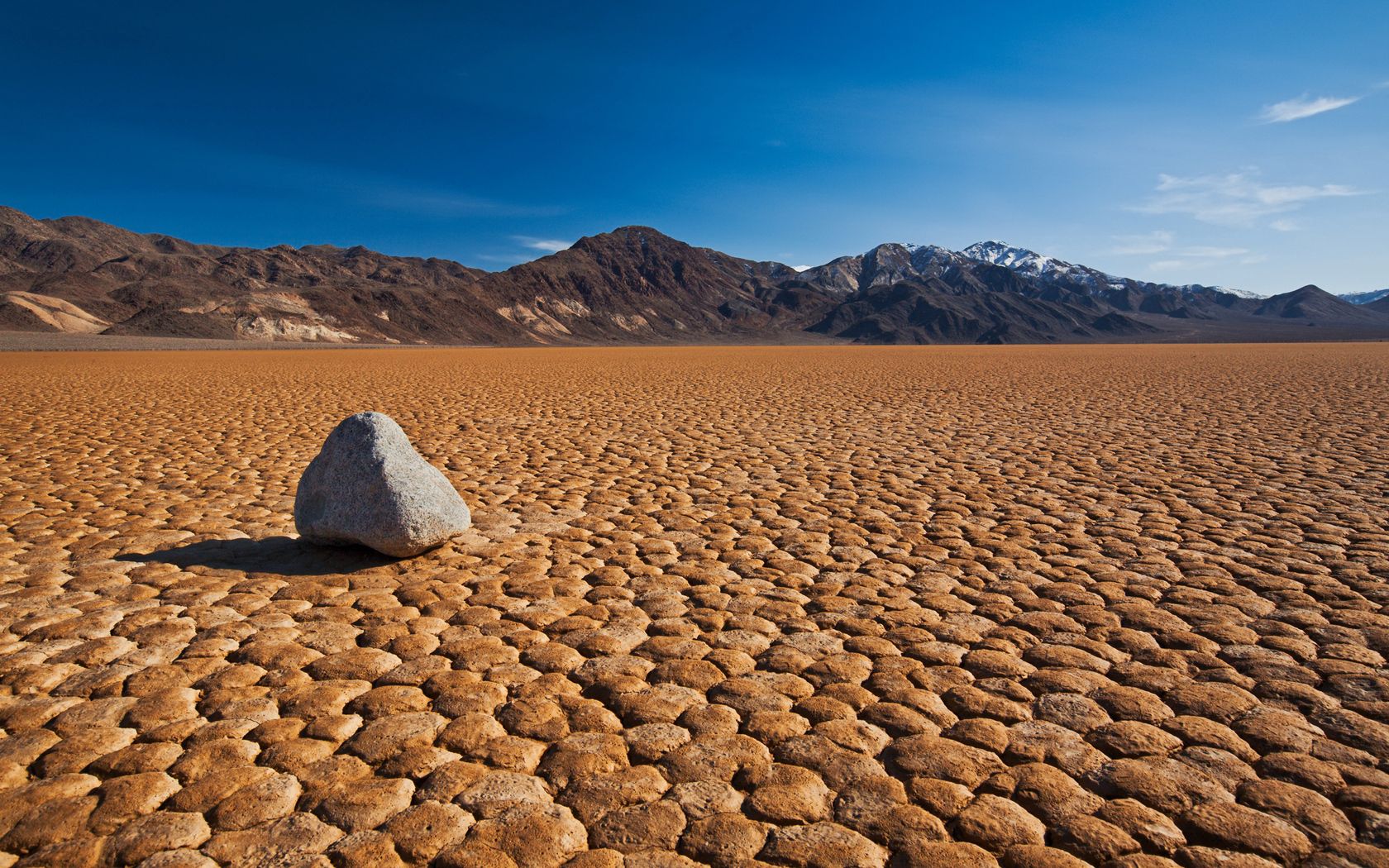 desert, drought, dead lake, stone, mountains