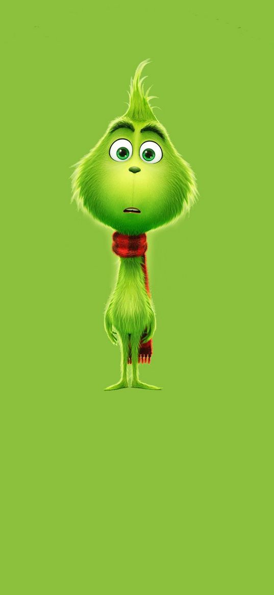 grinch, art, christmas, cartoon, green, minimalism