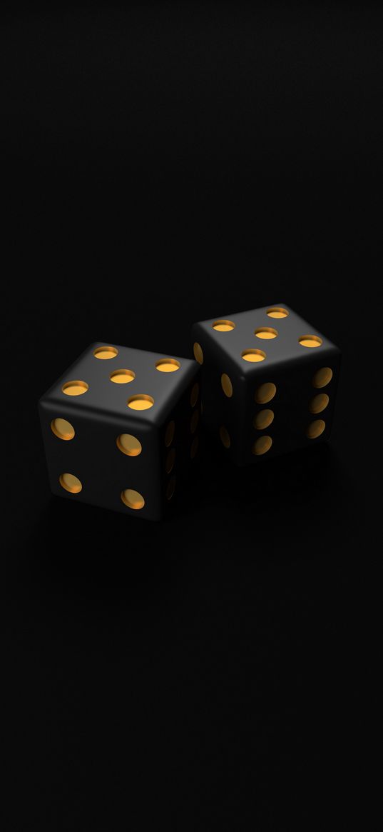 dice, black, game