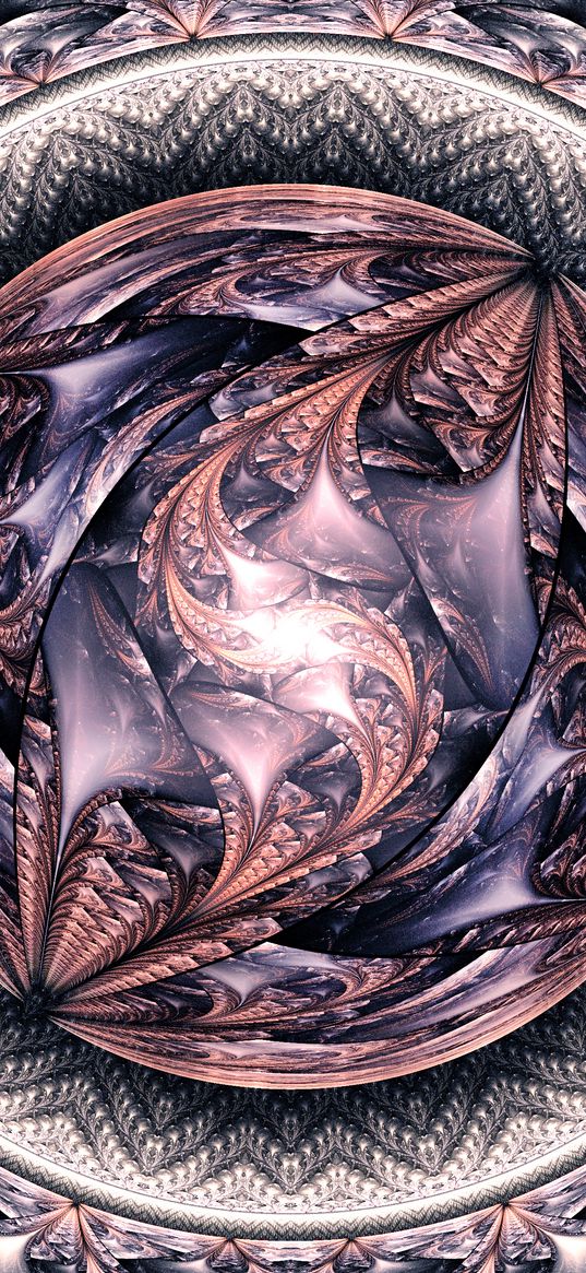 fractal, swirl, shapes, abstraction