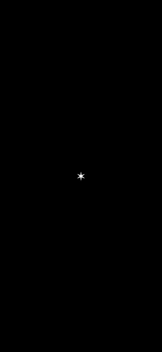 star, black background, minimalism