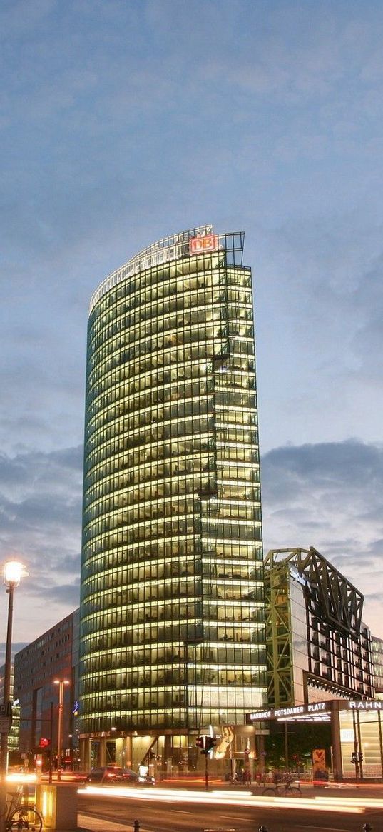 germany, berlin, potsdamer platz, morning, building, architecture