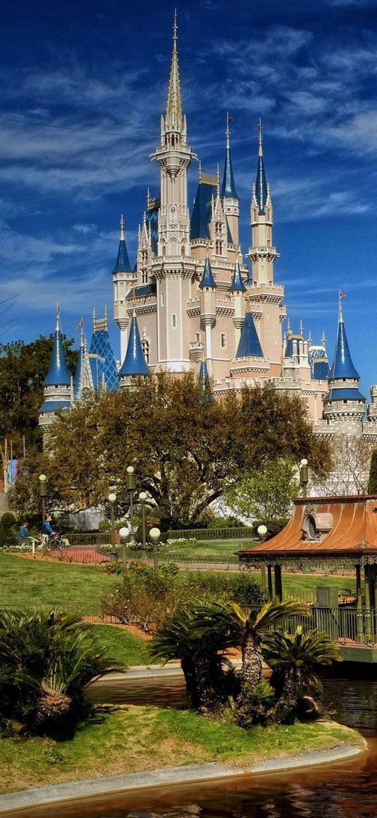 walt disney world, coast, building, fabulous, bridge, nature