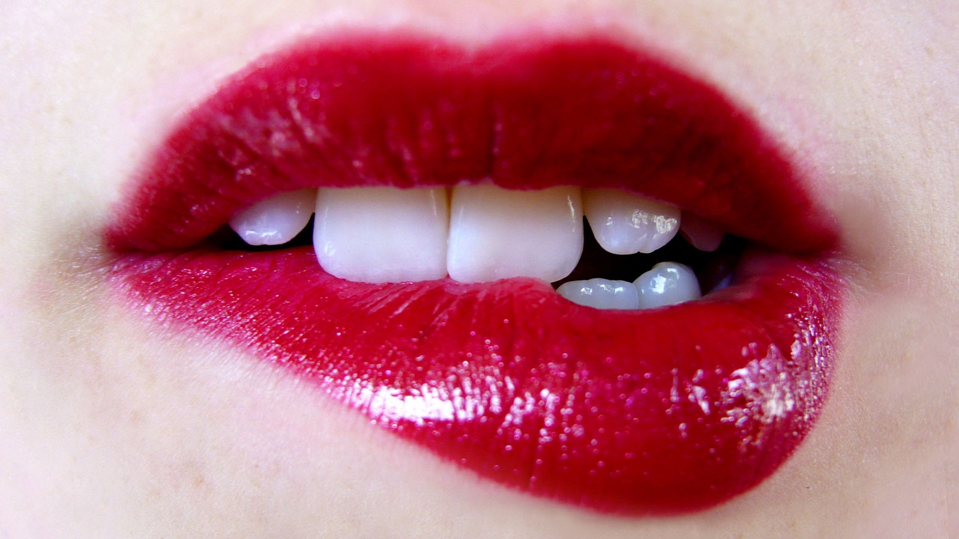 lips, teeth, makeup, lipstick