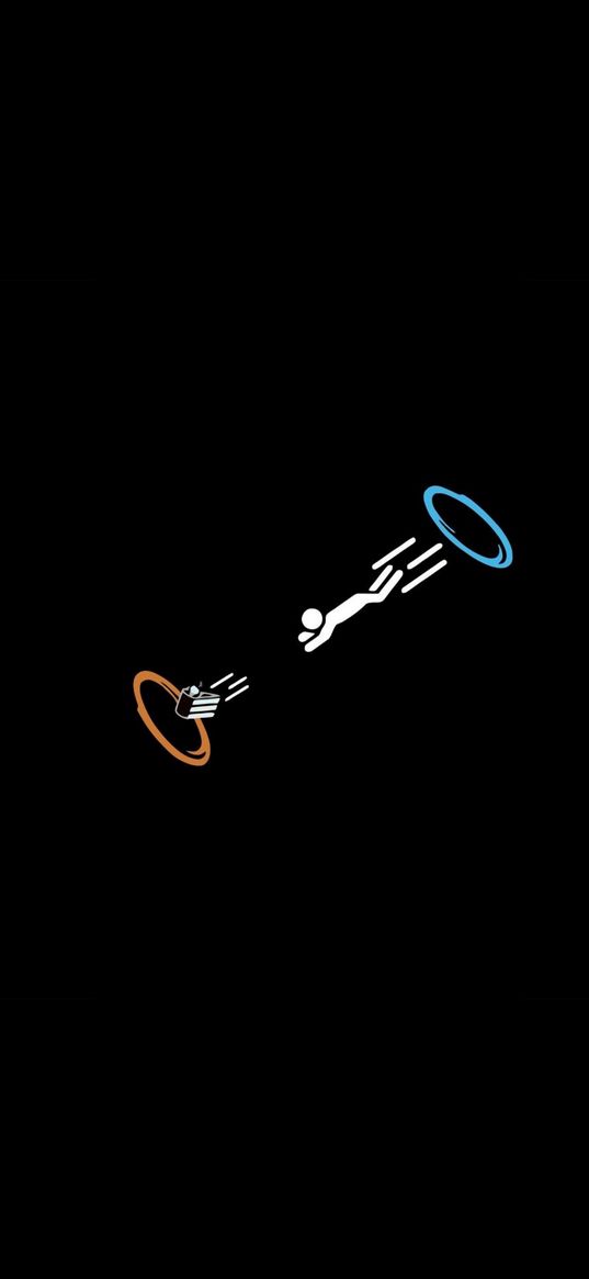 man, cake, portal, flight, black background, art