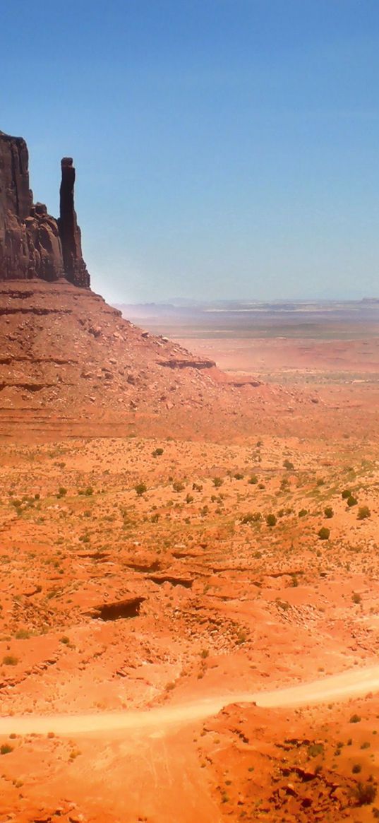 canyons, desert, vegetation