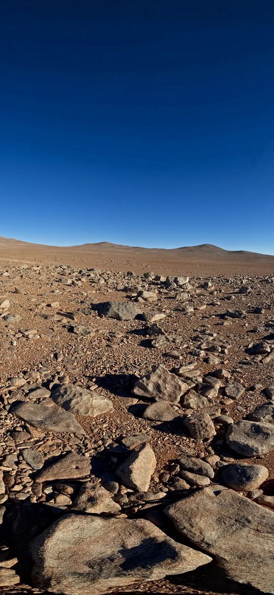 desert, stones, sand, sun