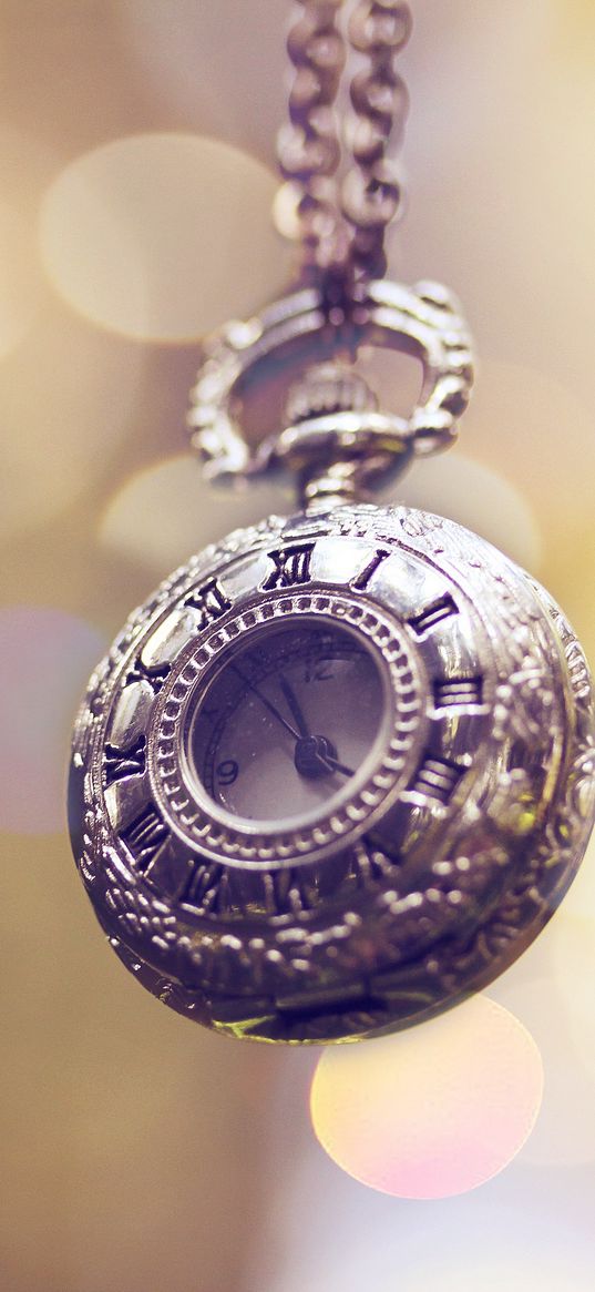 pocket watch, chain, decoration, decorations, flashing