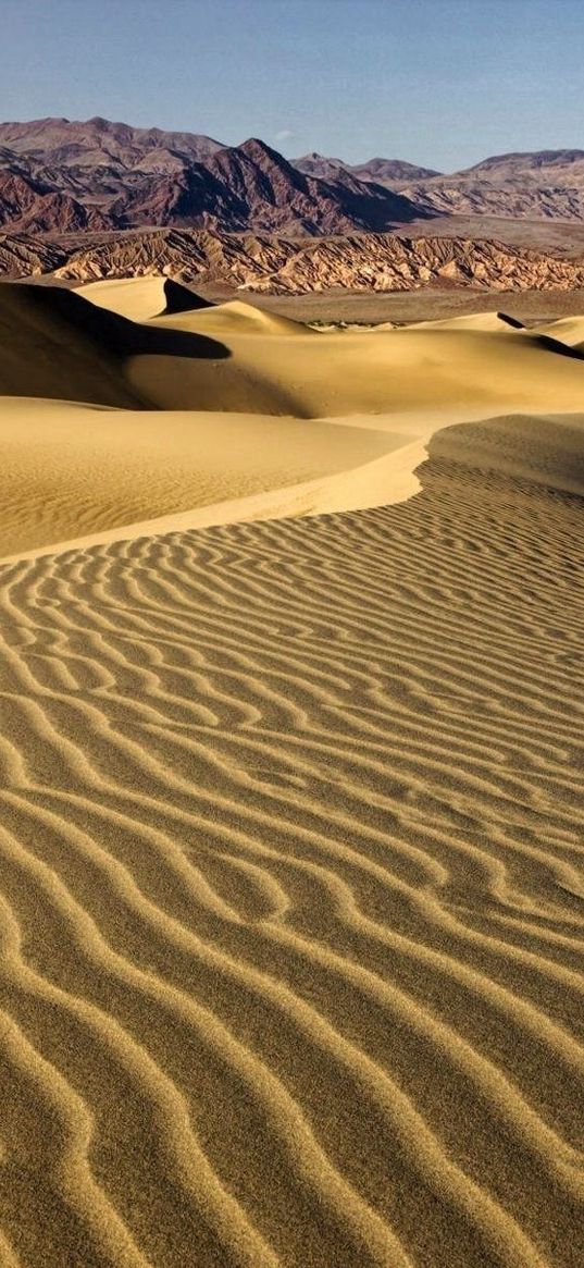 desert, sand, dunes, pattern