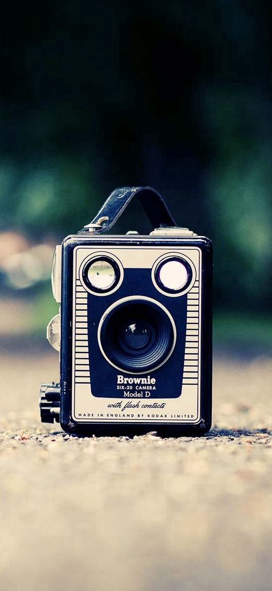 camera, old, style, retro, surface