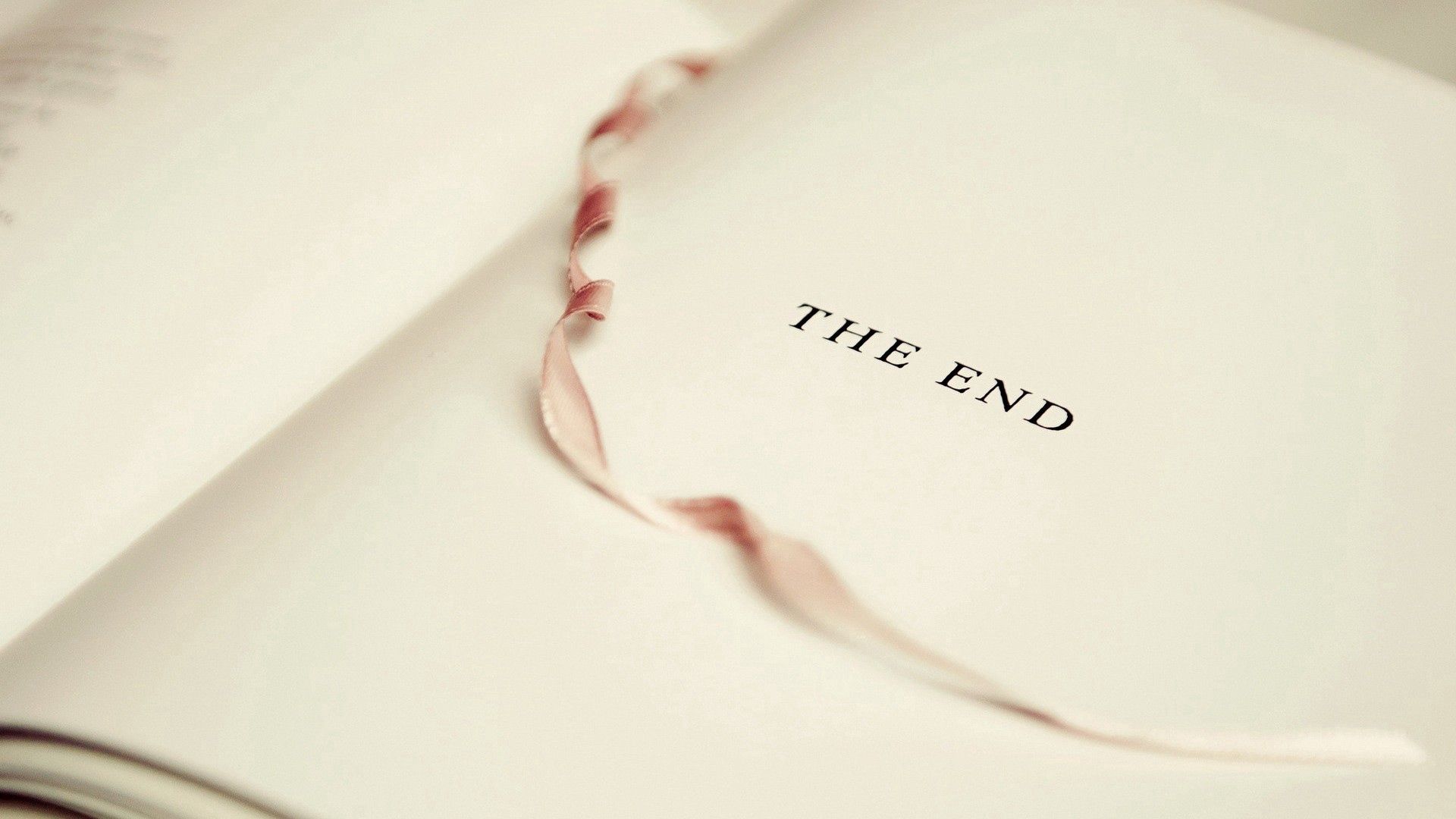 book, page, tab, the end