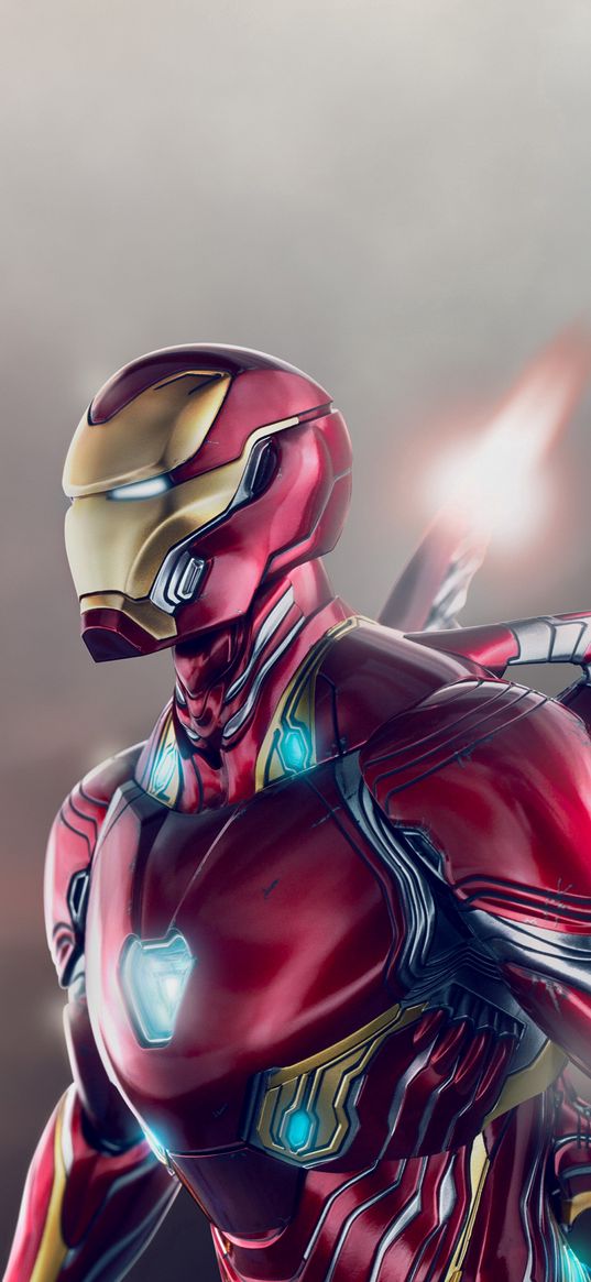 iron man, superhero, marvel, red, art