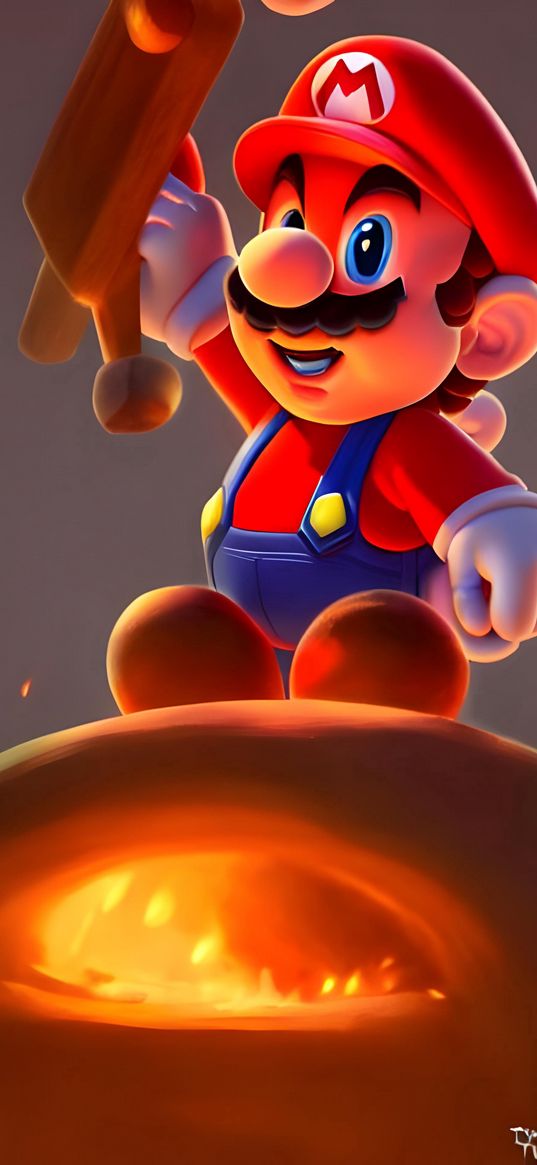 mario, character, art