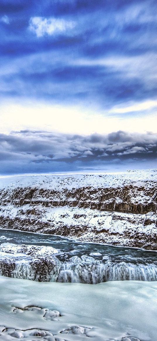 mountains, rocks, ice, cold