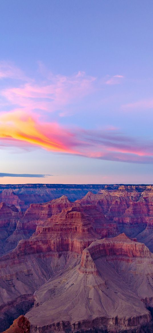 nature, mountains, sky, canyon