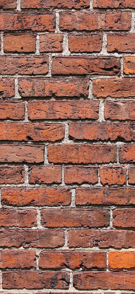 bricks, red, wall, antique