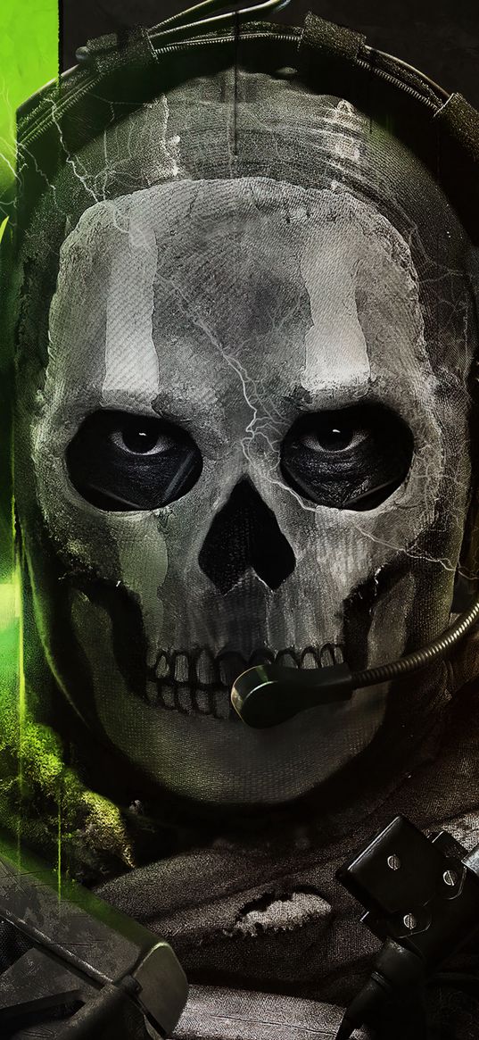 simon ghost riley, call of duty, game, mask, skull, art