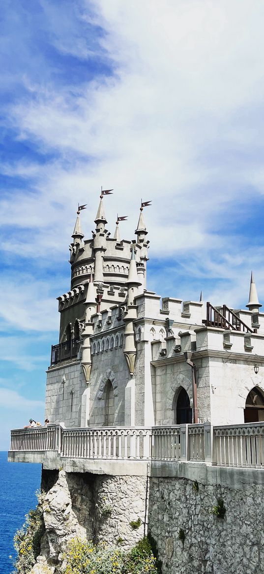 swallow's nest, castle, yalta, crimea, russia