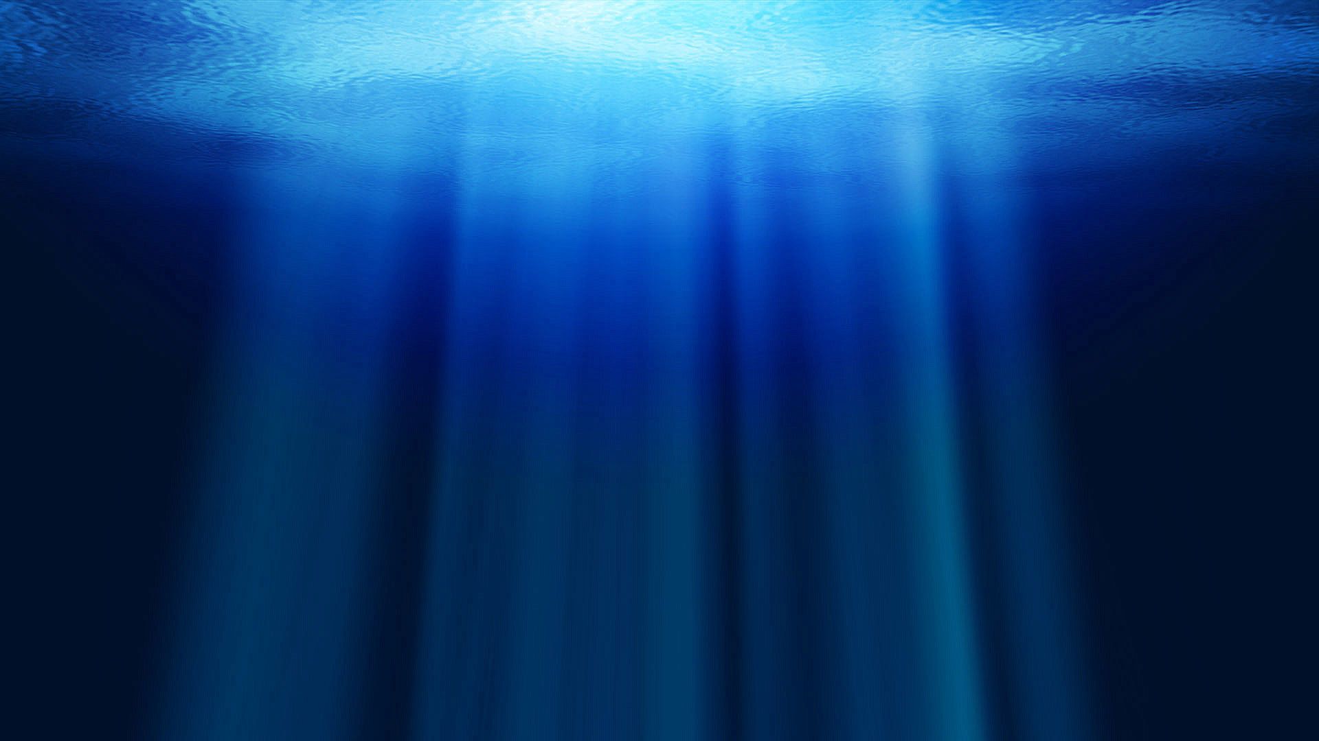 ocean, water, rays, depth