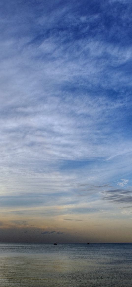 clouds, sky, plumose, easy, air, patterns, figures, ocean, surface, smooth surface