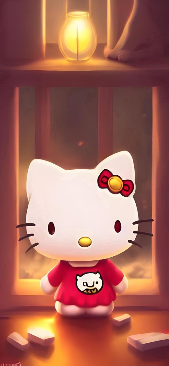 hello kitty, cute, kitten, nice, ai