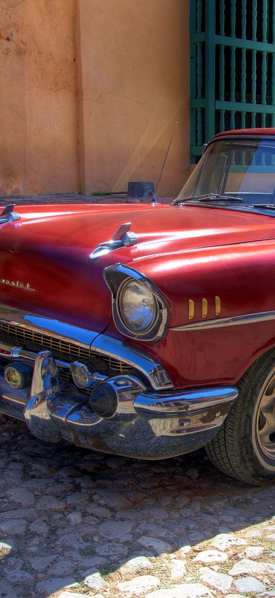 chevrolet, old, retro, cars, car, cuba, havana