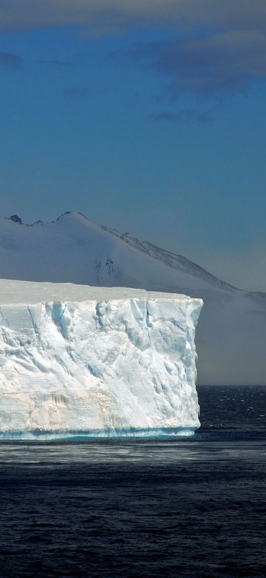 icebergs, antarctica, white, blocks, cold, silence, emptiness