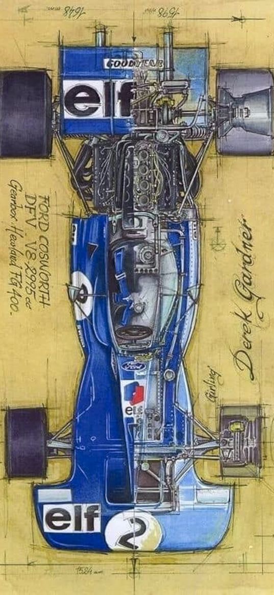 racing car, car, blue, drawing, diagram