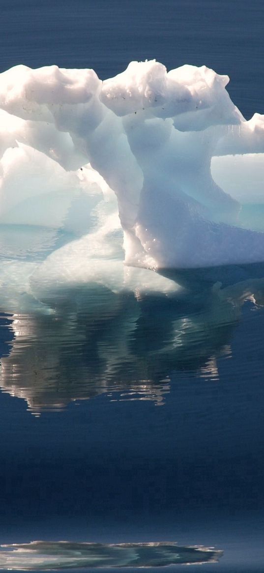 glacier, drift, form, lonely, water