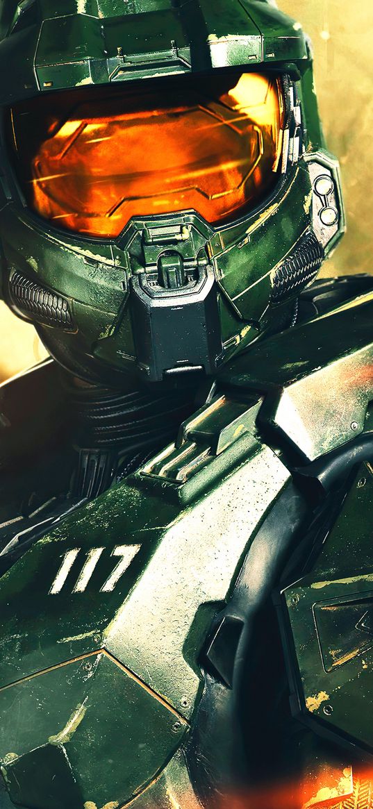 halo, master chief, character, game, series, art