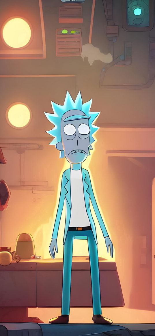 rick, rick and morti, cartoon, ai