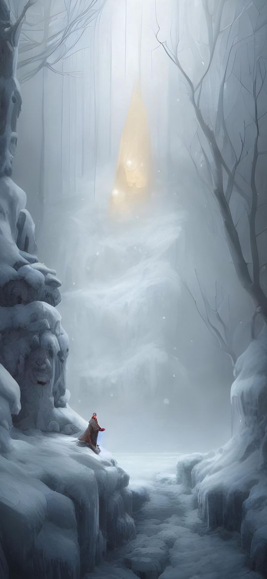 nn_vanillasky, ai artist, god of winter, art